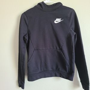 Boys Nike black fleece hoodie